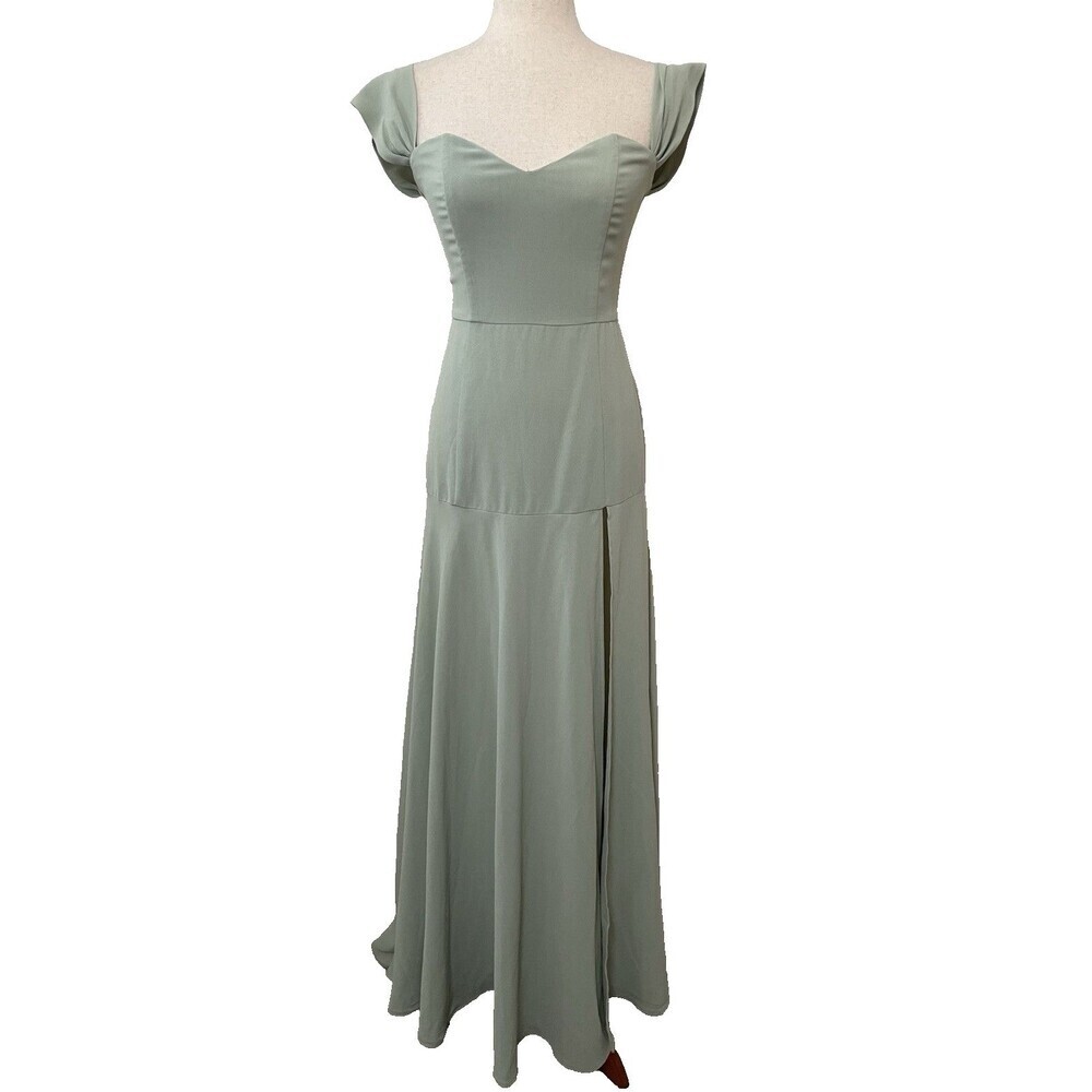 Hello Molly Dress Similar To Rachael Green Friends High Slit Women Sz Small